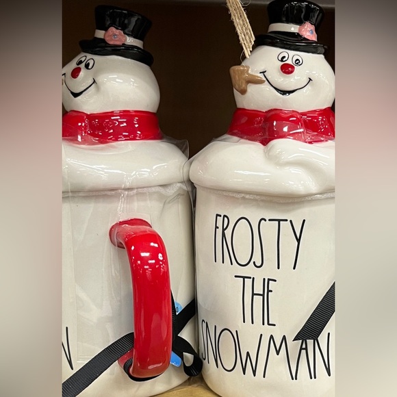 NWT ⛄️♥️ Rae Dunn Frosty the Snowman Lidded Christmas Mug - Picture 5 of 10